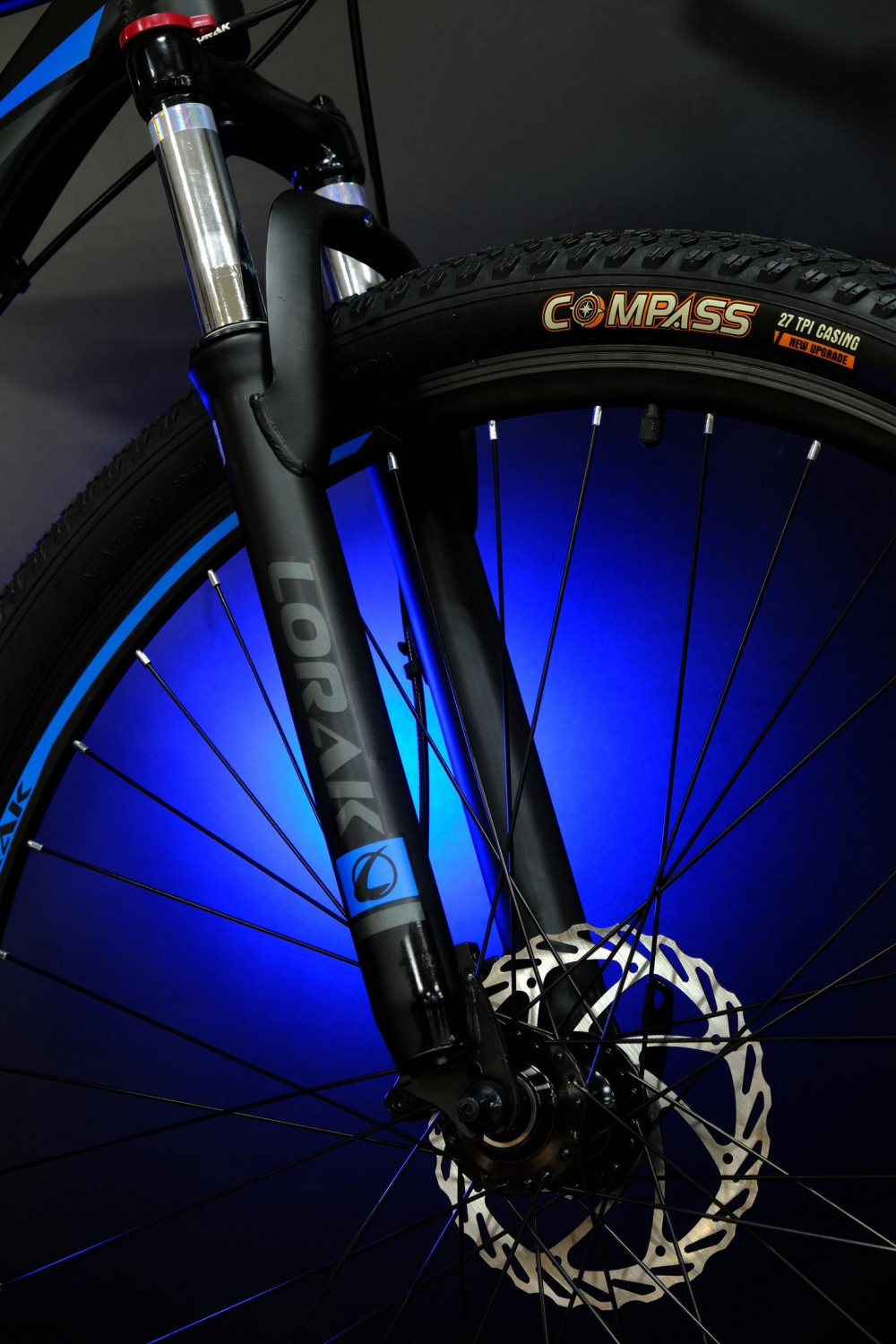 LORAK Safe 29 Prom Матовый Чёрный/Синий 21р (на рост 183-190)