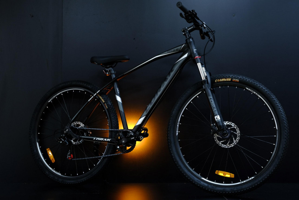 LORAK Safe 29 HD Матовый Чёрный/Серый/Серый 21р (на рост 183-190)