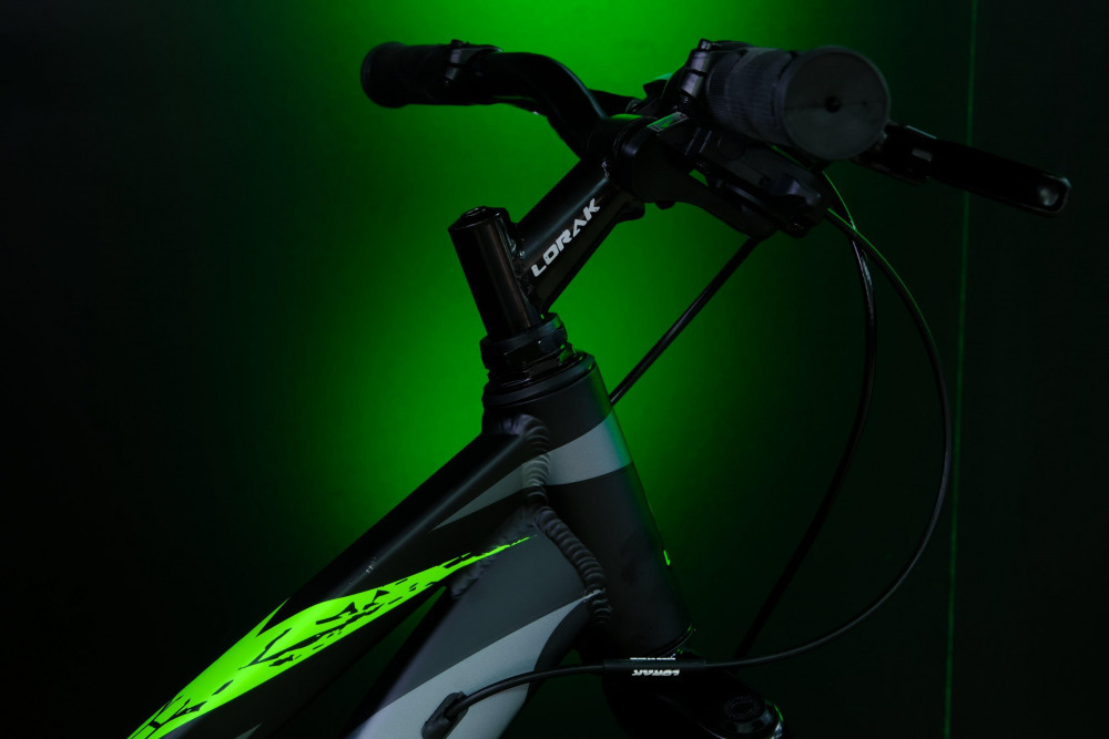 LORAK Safe PLUS 26 Матовый Чёрный/Зелёный