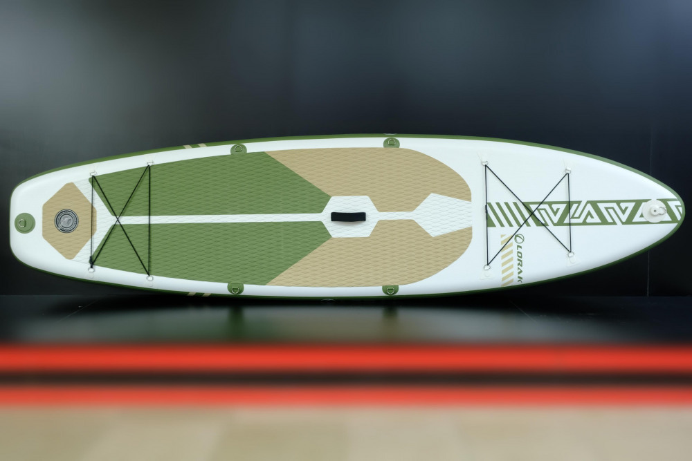 Сапборд Lorak 904 (320*84*15) бело-коричневый, код 77904